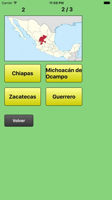 Tangkapan layar Estados de Mexico