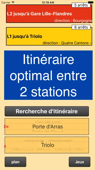Tangkapan layar Métro de Lille