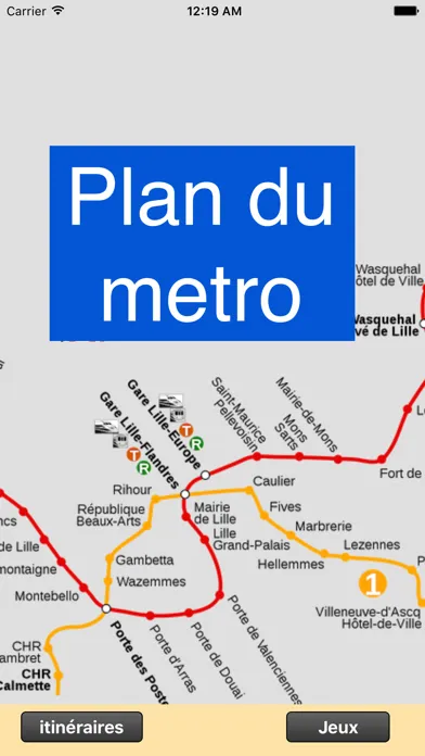 Tangkapan layar Métro de Lille