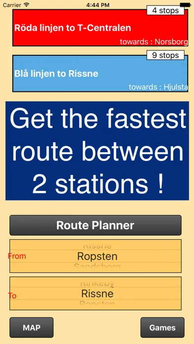 Stockholm Metro - map and route planner স্ক্রিনশট