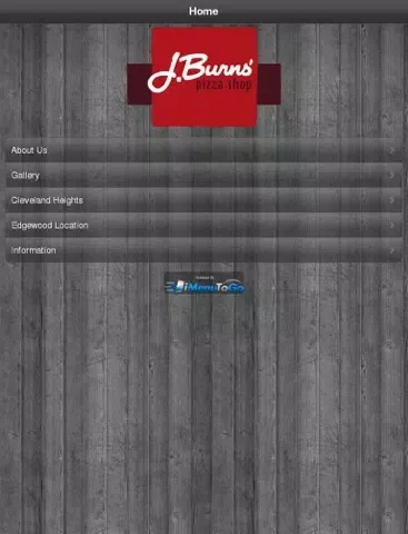 J Burns' Pizza Shop iPad  سکرین شاٹس