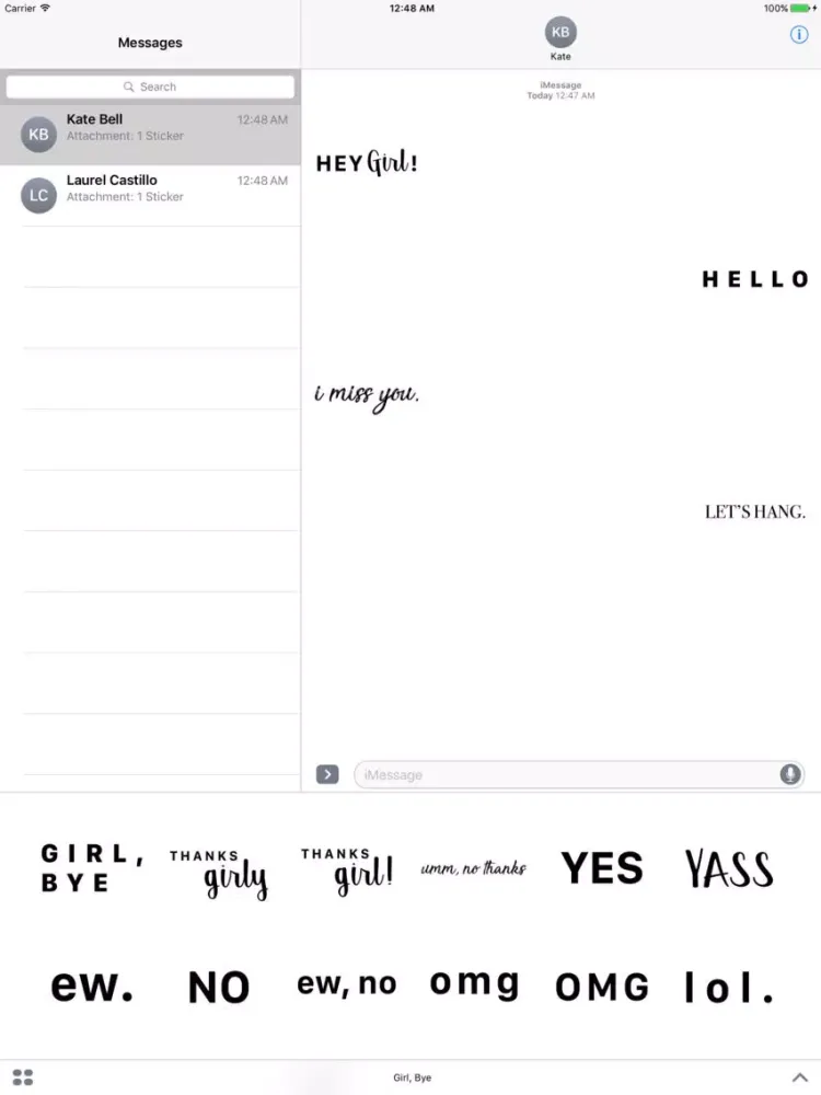 Captures d'écran de Girl, Bye iPad 
