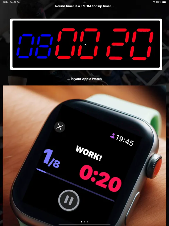 EMOM timers iPad  스크린샷