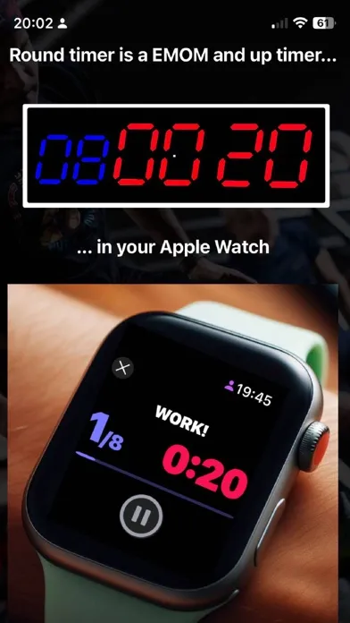 EMOM timers 스크린샷