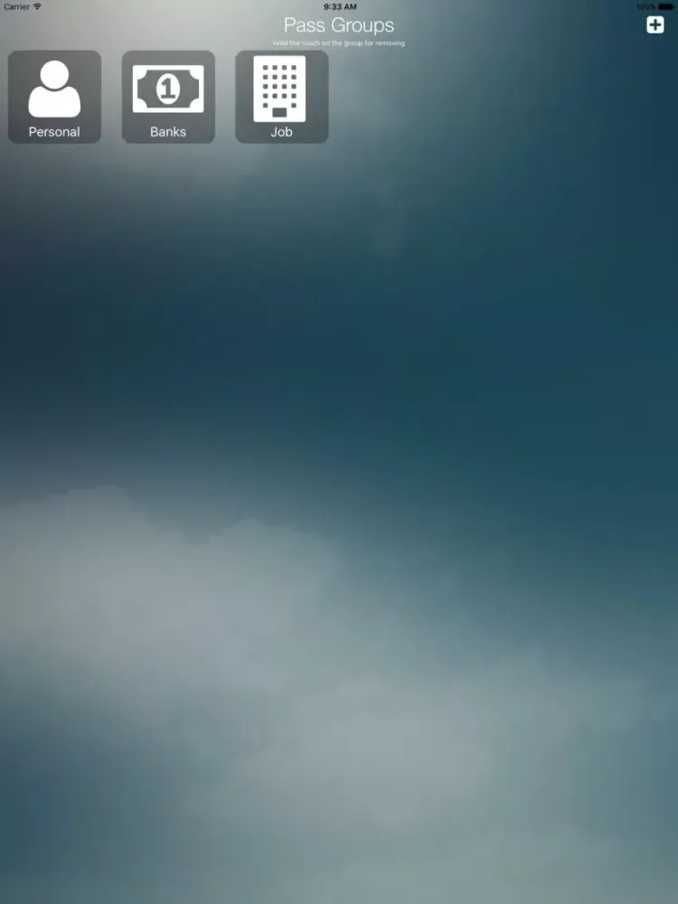 Скриншоты watchPass iPad 