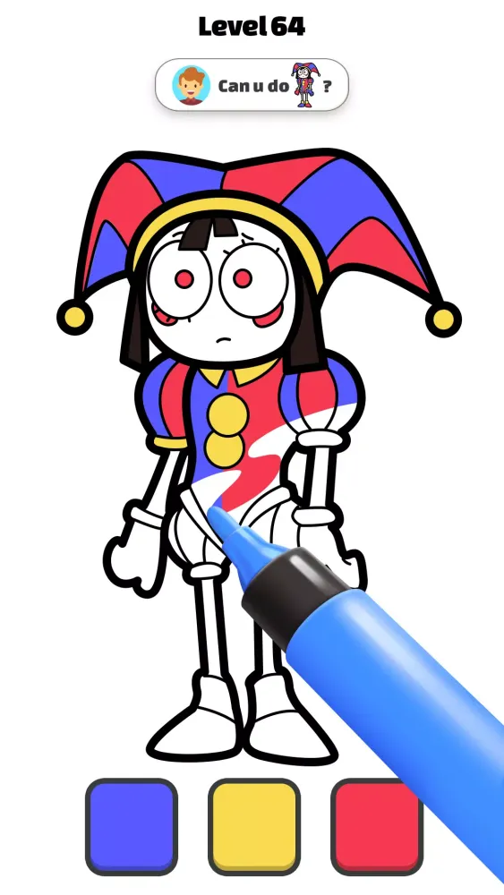 Coloring Digital Circus Screenshots