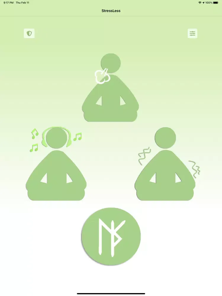 StressLess iPad 应用截图