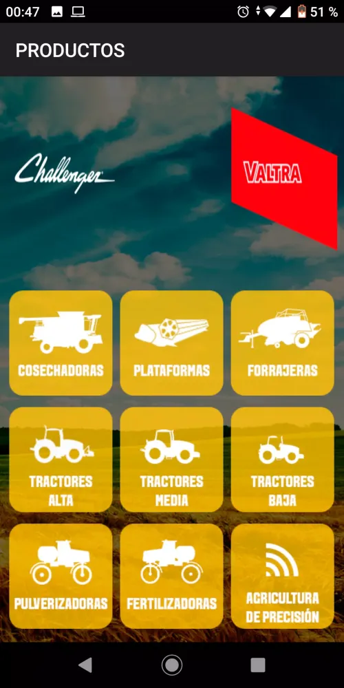 ภาพหน้าจอของ Valtra Business App