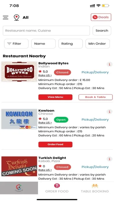 Скриншоты Cuisine.JE, Food and Tables