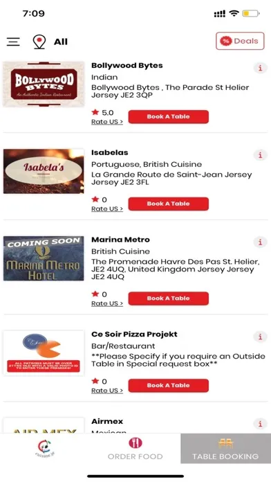 Скриншоты Cuisine.JE, Food and Tables