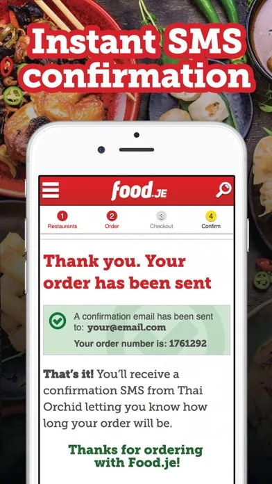 Food.je - Takeaway Food Jersey স্ক্রিনশট