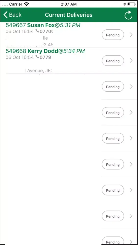 MyDelivery Driver應用截圖