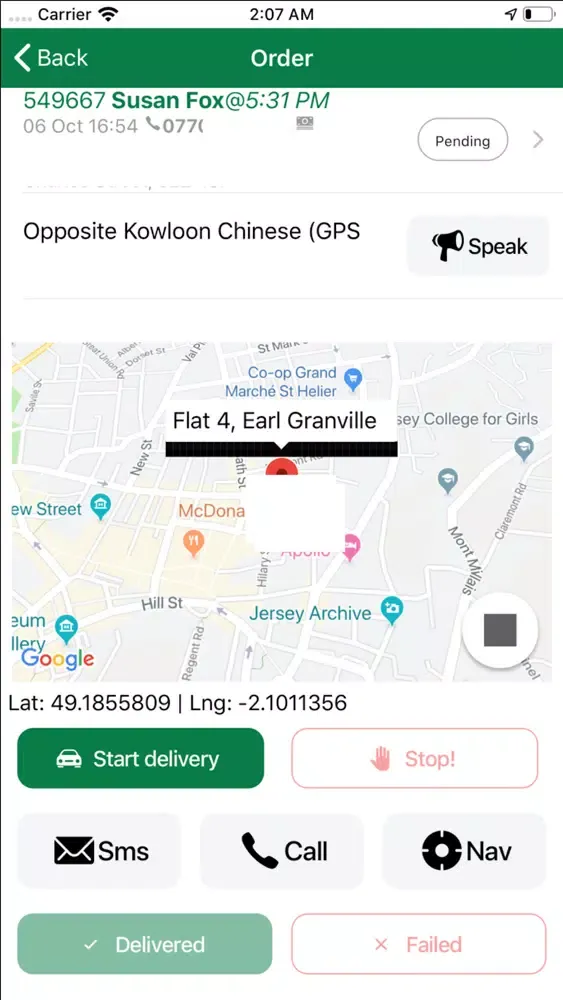 MyDelivery Driver應用截圖