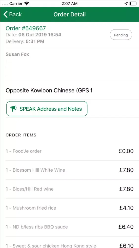 MyDelivery Driver應用截圖