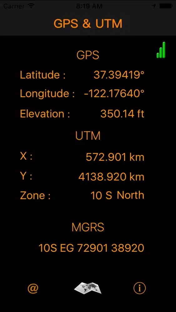 GPS & UTM سکرین شاٹس