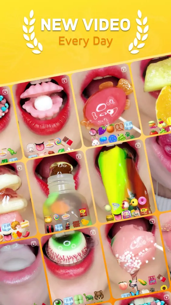 Screenshot di Eating ASMR Jelly Eating Sound