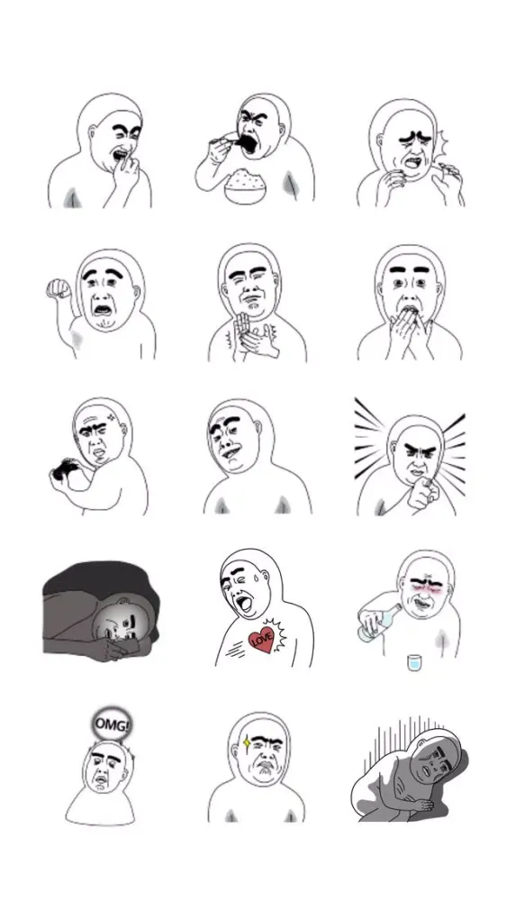 Mr.Dahan stickers 미스터 다한 스티커 स्क्रीनशॉट