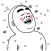 Mr.Dahan3 stickers 미스터 다한3 스티커
