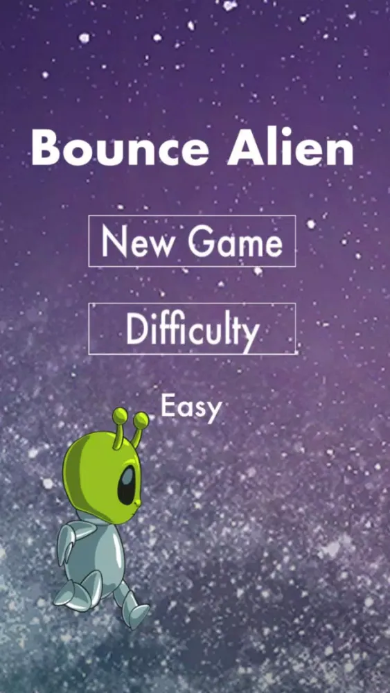 ภาพหน้าจอของ Bounce Alien