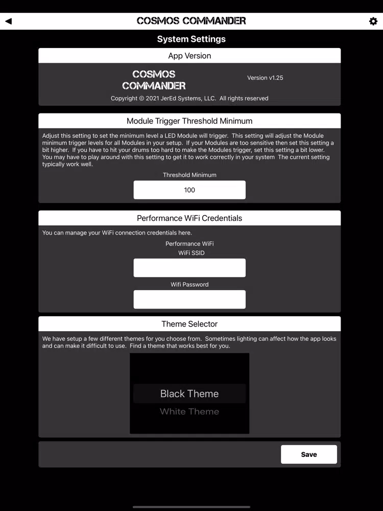Ảnh chụp màn hình của Cosmos Commander Pro iPad 