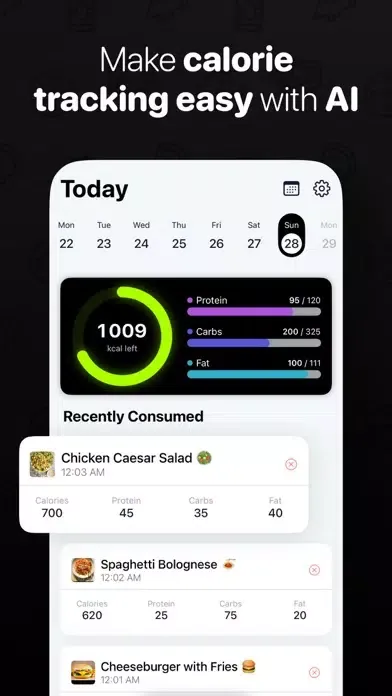 Скриншоты Cal AI : Food Calorie Tracker