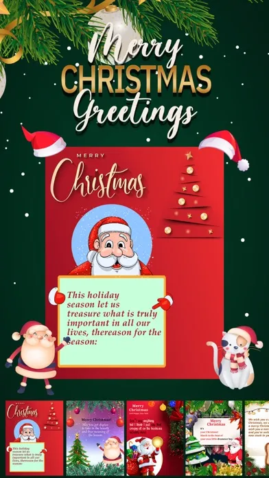 Tangkapan layar Christmas Frames Greeting Card