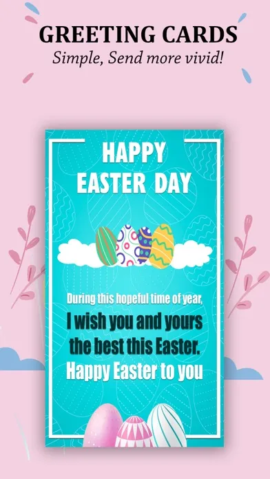 Captures d'écran de Easter Greeting Card Wallpaper