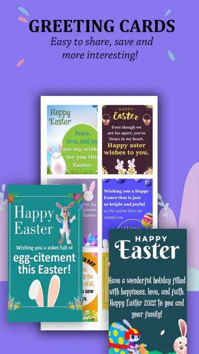 Captures d'écran de Easter Greeting Card Wallpaper