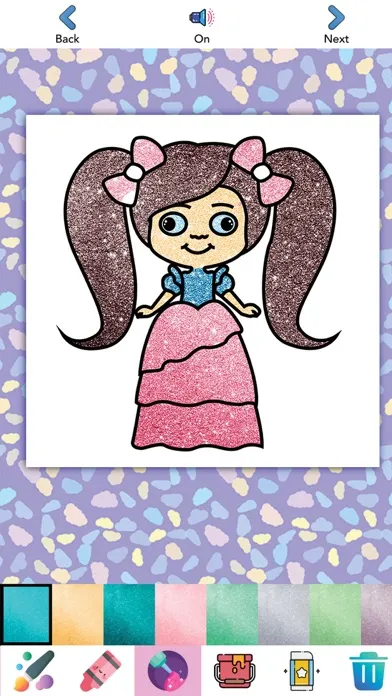 Zrzuty ekranu Fairy & Princess Coloring Book