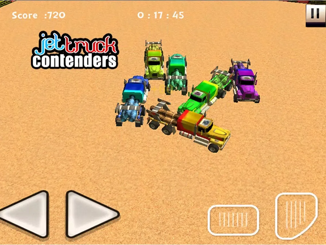 Tangkapan skrin Jet Truck Contenders iPad 