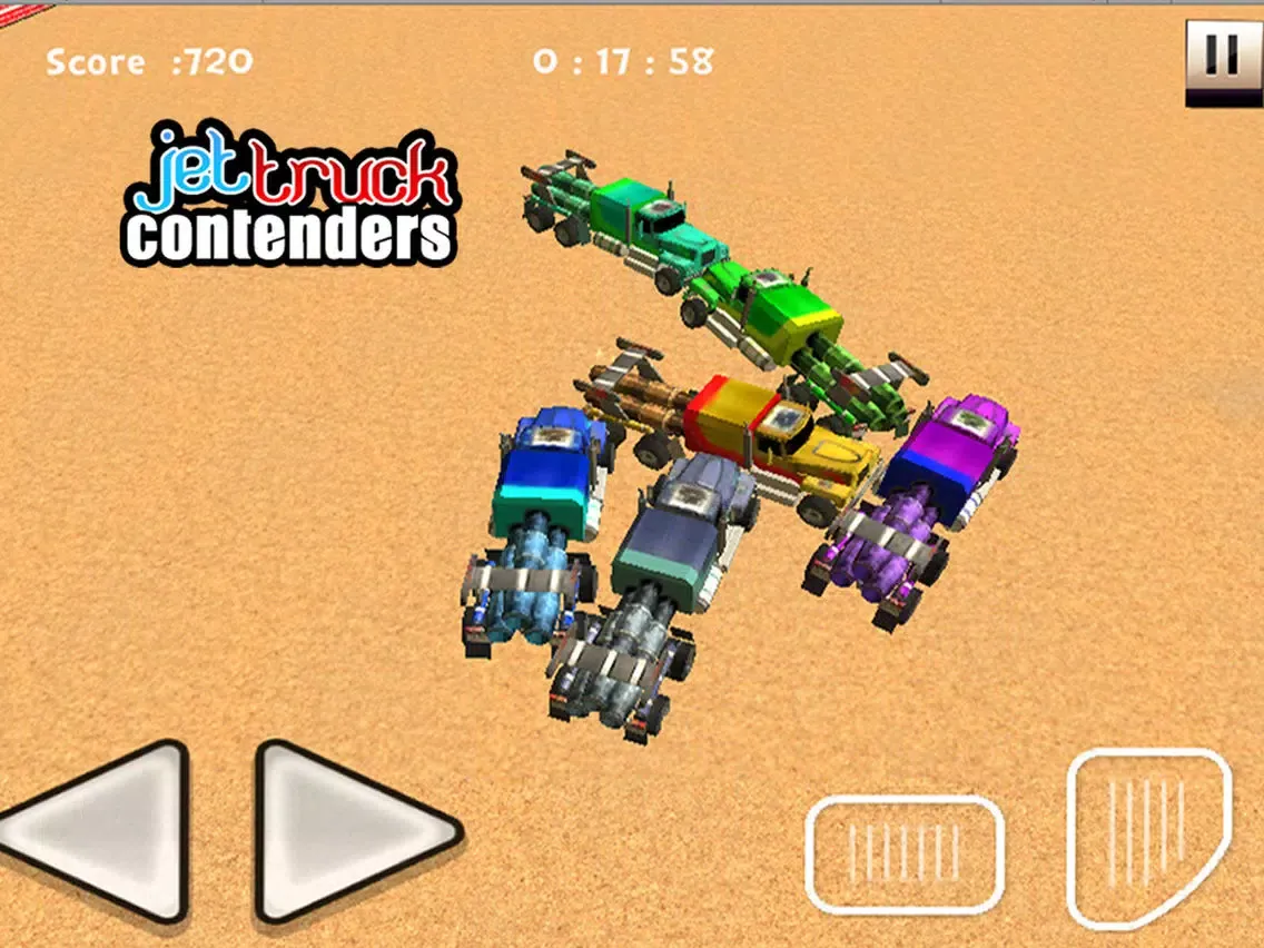 Tangkapan skrin Jet Truck Contenders iPad 