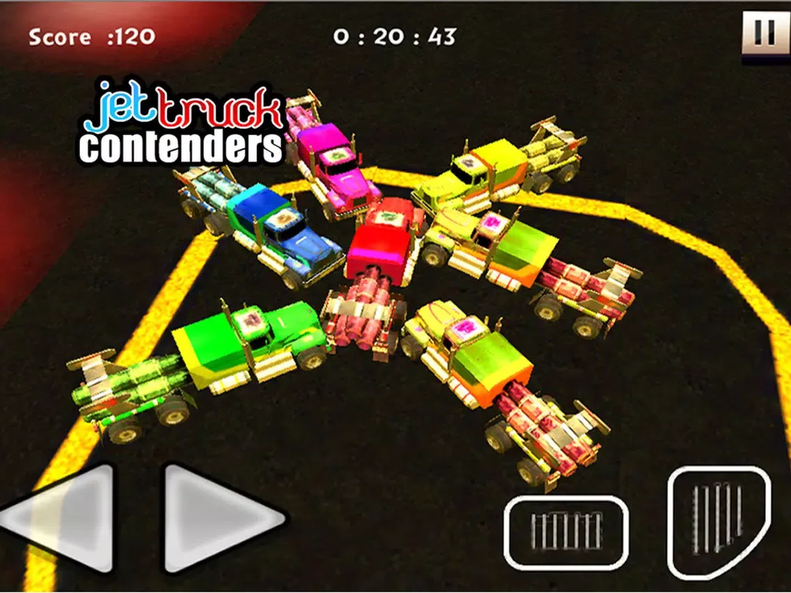 Tangkapan skrin Jet Truck Contenders iPad 