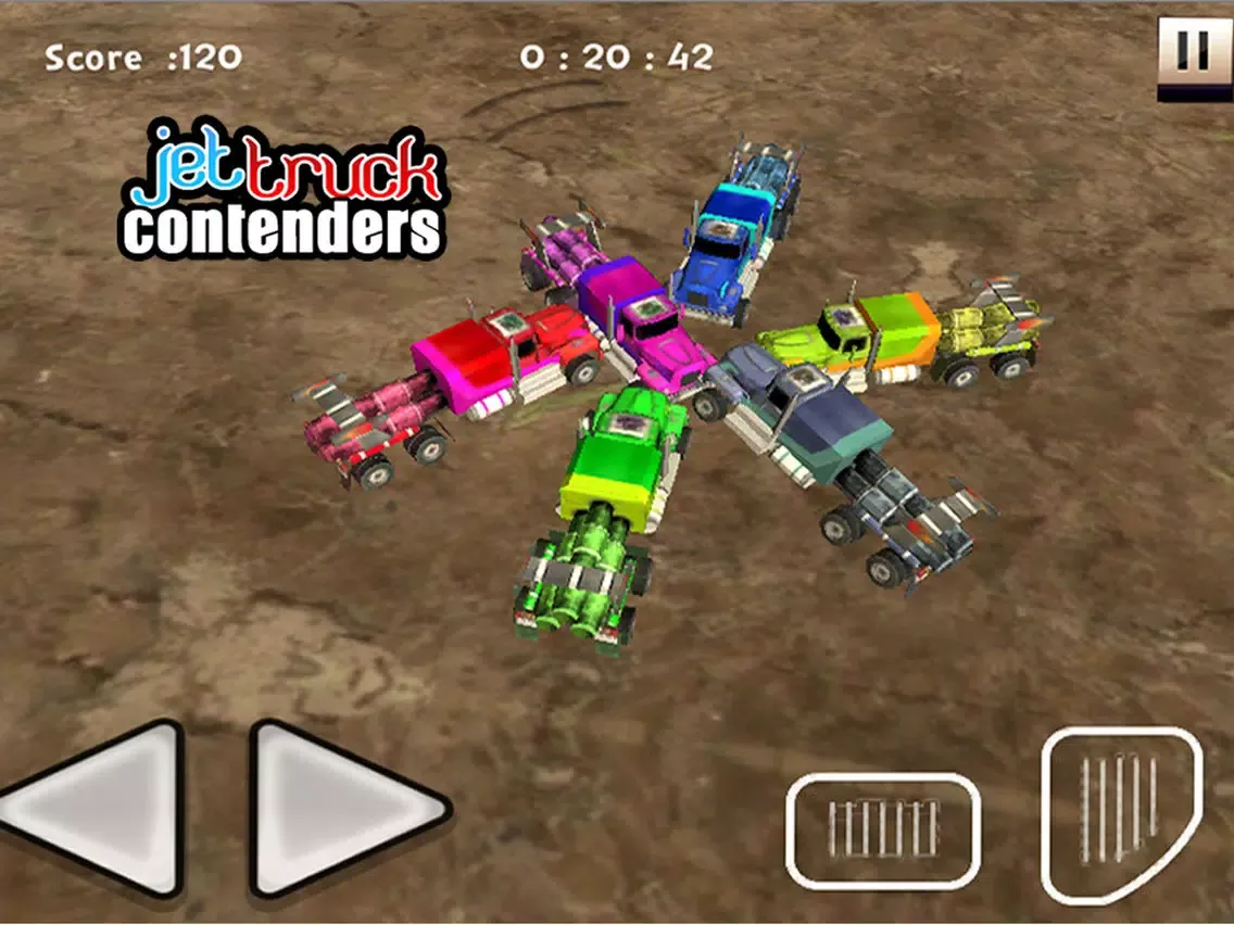 Tangkapan skrin Jet Truck Contenders iPad 