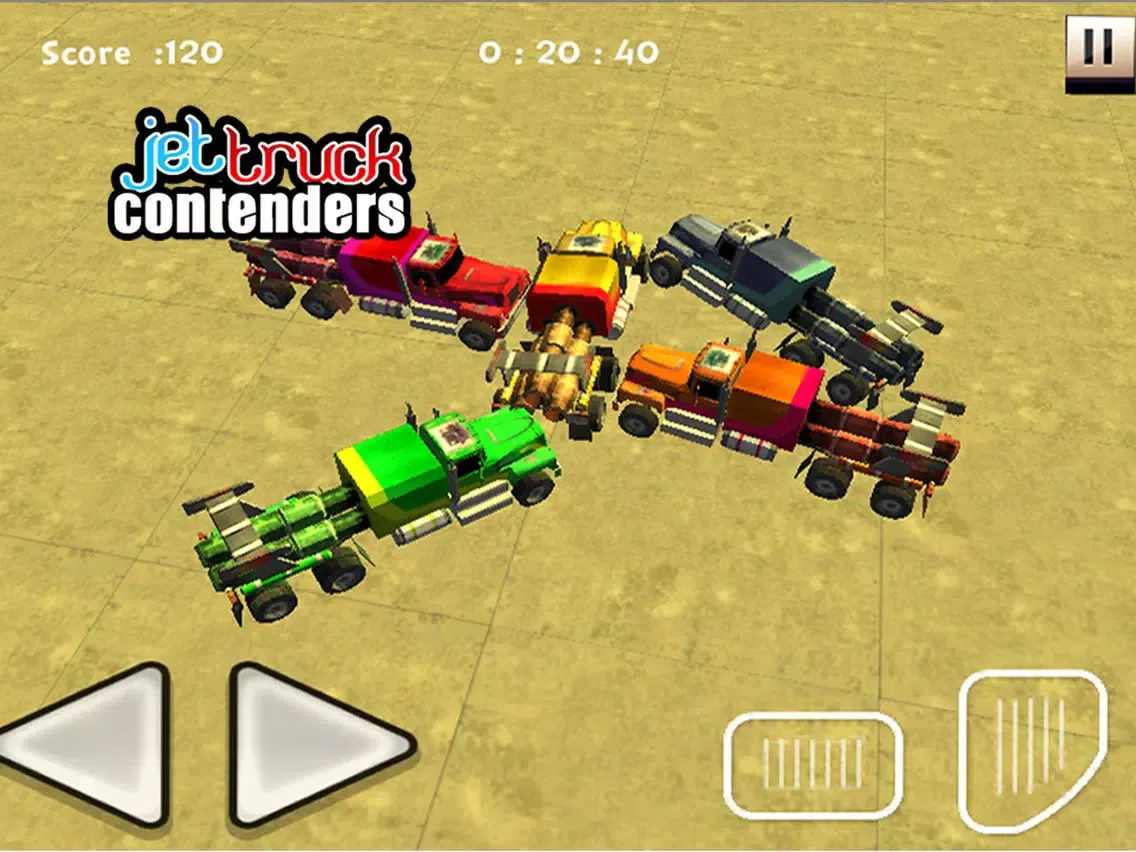 Tangkapan skrin Jet Truck Contenders iPad 
