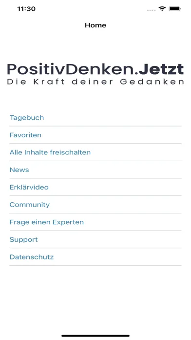 PositivDenken.jetzt スクリーンショット