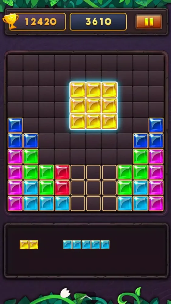 Capturas de tela do Jewel Block Puzzle