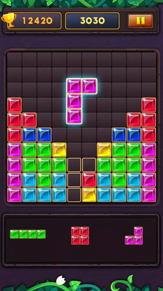 Capturas de tela do Jewel Block Puzzle