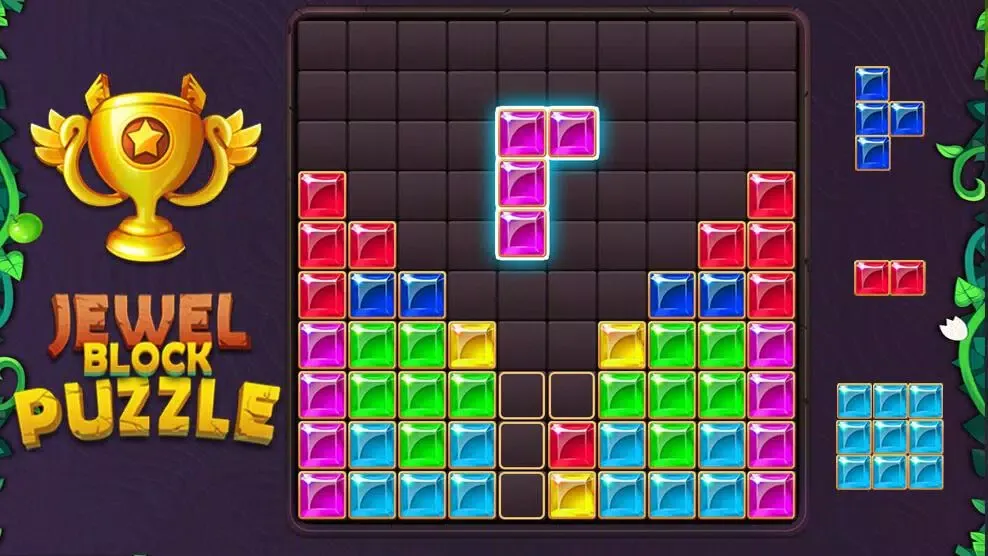 Capturas de tela do Jewel Block Puzzle