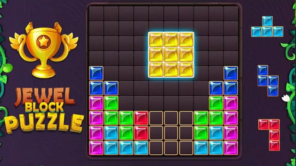 Capturas de tela do Jewel Block Puzzle