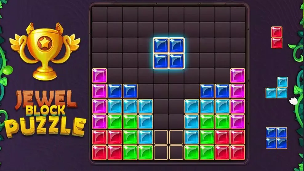 Capturas de tela do Jewel Block Puzzle