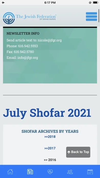 Tangkapan layar Jewish Federation Grand Rapids