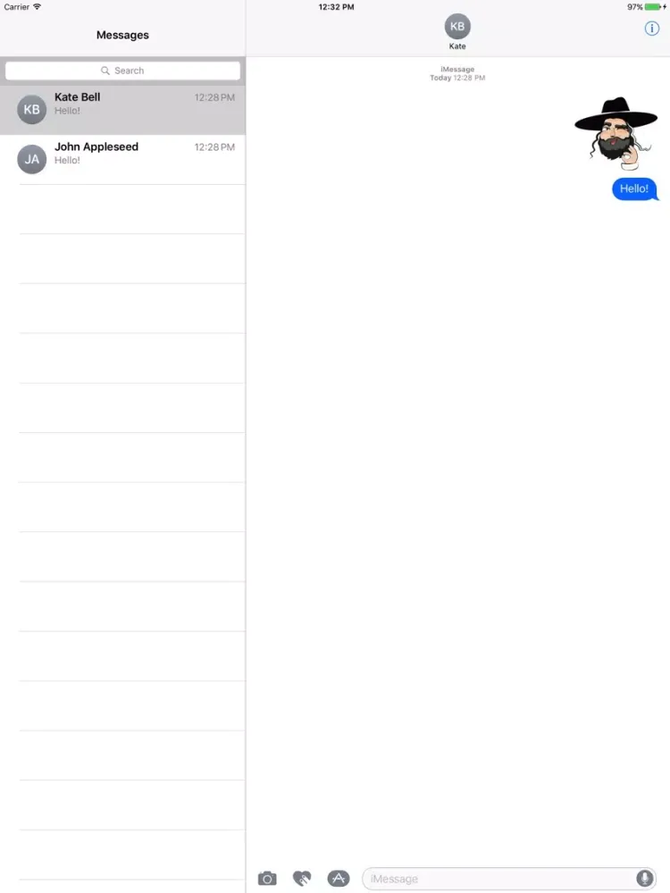 Capturas de pantalla de Jewish Stickers iPad 