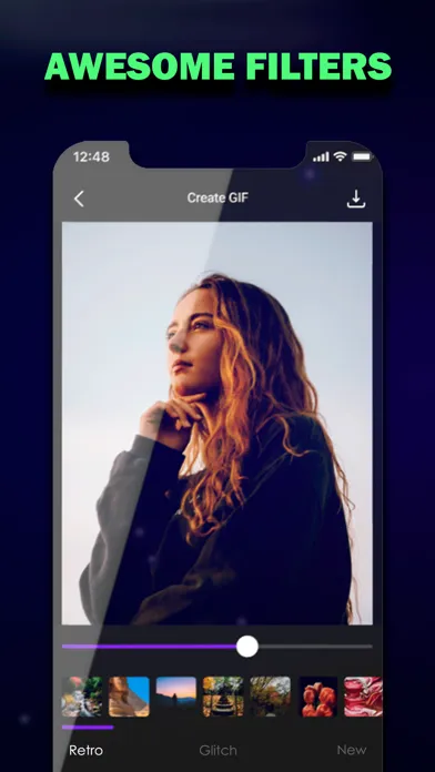 Zrzuty ekranu GIF Maker: GIFme App for You