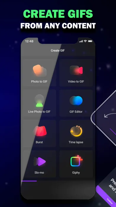 Zrzuty ekranu GIF Maker: GIFme App for You