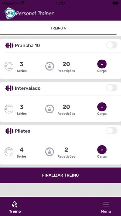 Screenshot di JFit - Personal Trainer