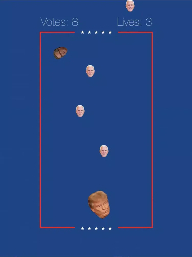 Captures d'écran de Trump Elect iPad 