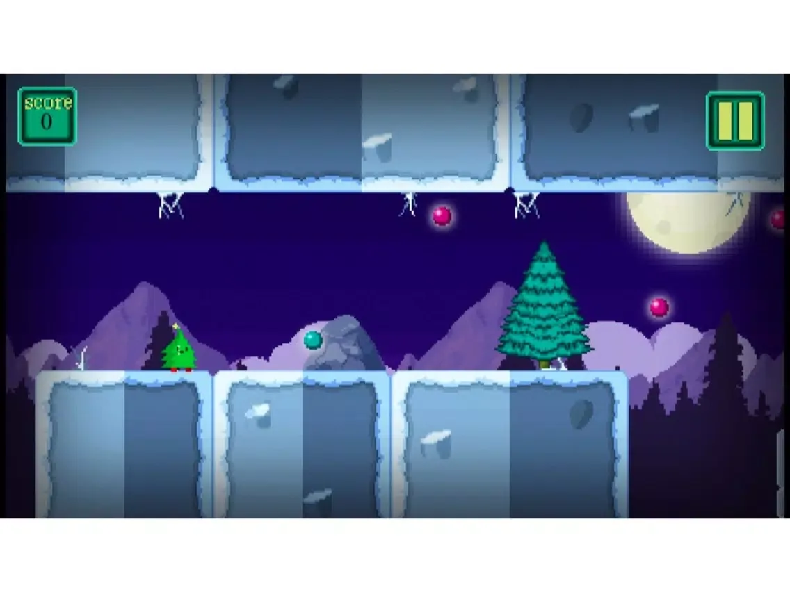 Run of Christmas trees-day Christmas trees iPad  स्क्रीनशॉट