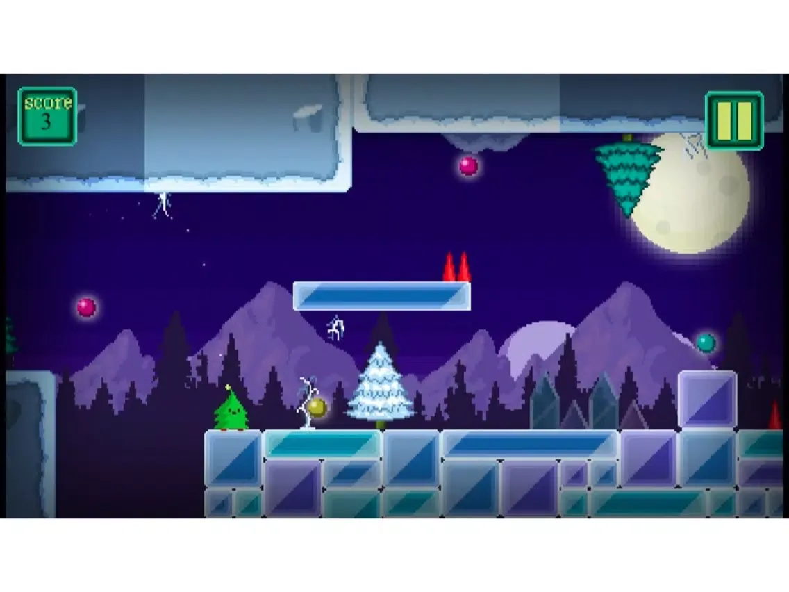 Run of Christmas trees-day Christmas trees iPad  स्क्रीनशॉट