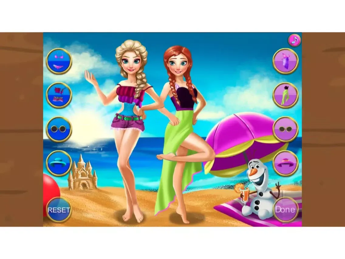 Start for the Beach-the beach dress up iPad  سکرین شاٹس