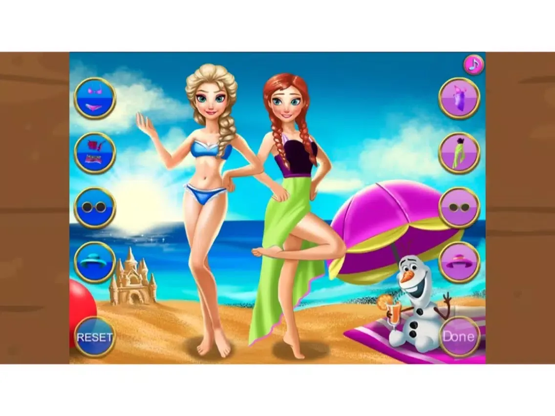Start for the Beach-the beach dress up iPad  سکرین شاٹس